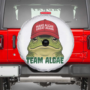 Make Algae Great Again Spare Tire Cover Funny Political Satire Nature Lover Gift TS14 White Print Your Wear