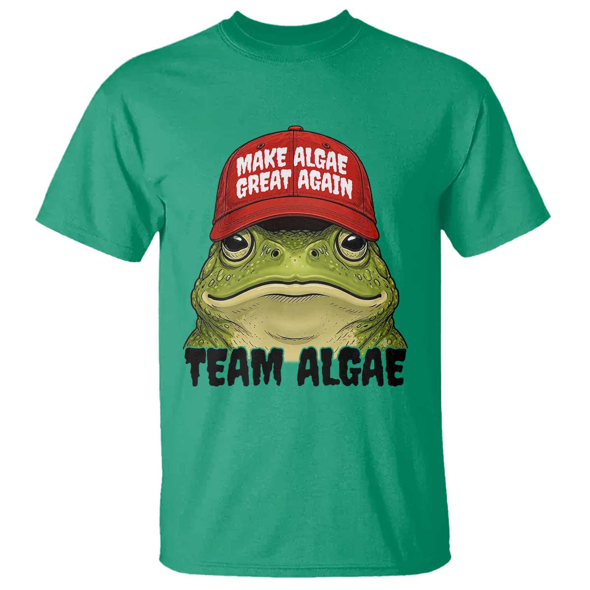 Make Algae Great Again T Shirt Funny Political Satire Nature Lover Gift TS14 Irish Green Print Your Wear