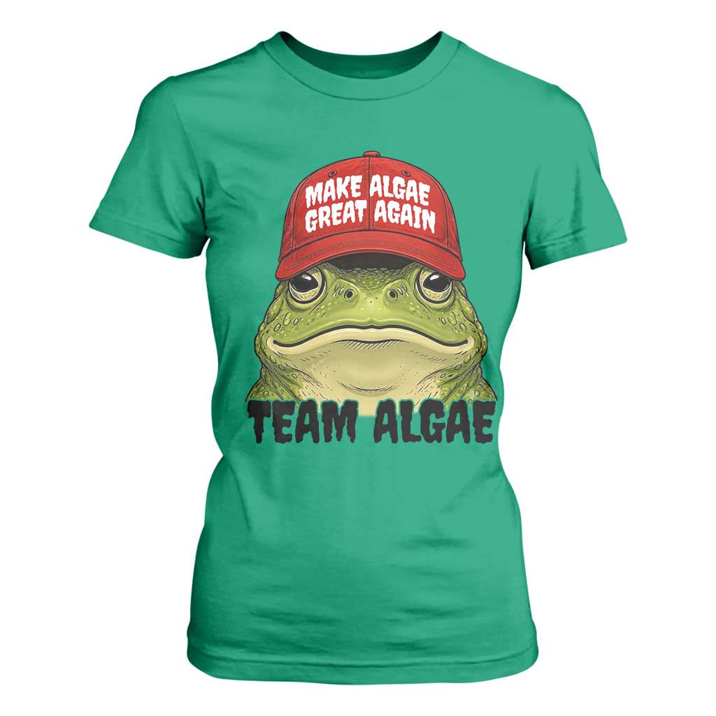 Make Algae Great Again T Shirt For Women Funny Political Satire Nature Lover Gift TS14 Irish Green Print Your Wear