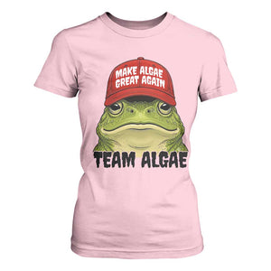 Make Algae Great Again T Shirt For Women Funny Political Satire Nature Lover Gift TS14 Light Pink Print Your Wear