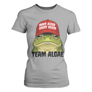 Make Algae Great Again T Shirt For Women Funny Political Satire Nature Lover Gift TS14 Sport Gray Print Your Wear