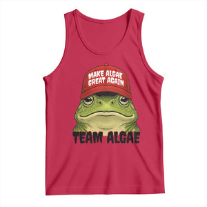 Make Algae Great Again Tank Top Funny Political Satire Nature Lover Gift TS14 Red Print Your Wear