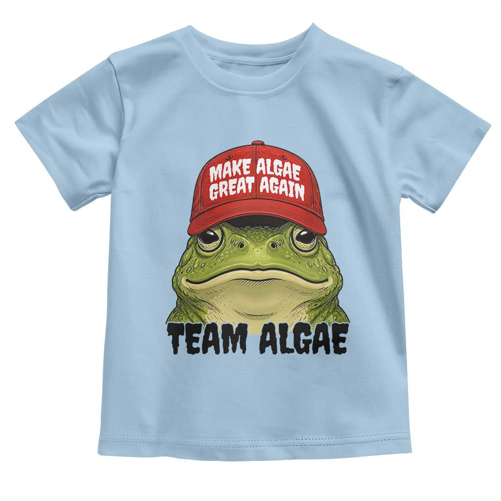 Make Algae Great Again Toddler T Shirt Funny Political Satire Nature Lover Gift TS14 Light Blue Print Your Wear