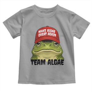 Make Algae Great Again Toddler T Shirt Funny Political Satire Nature Lover Gift TS14 Sport Gray Print Your Wear