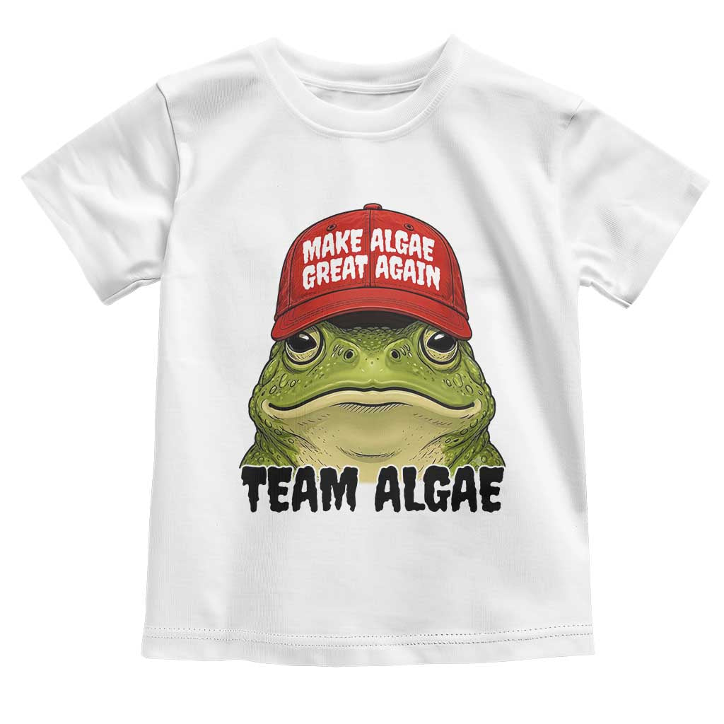 Make Algae Great Again Toddler T Shirt Funny Political Satire Nature Lover Gift TS14 White Print Your Wear