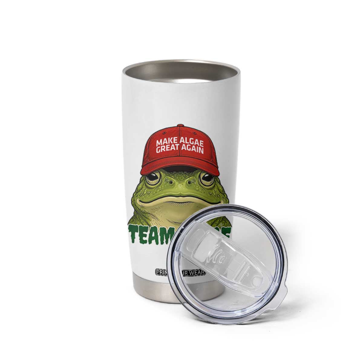 Make Algae Great Again Tumbler Cup Funny Political Satire Nature Lover Gift TS14 Print Your Wear