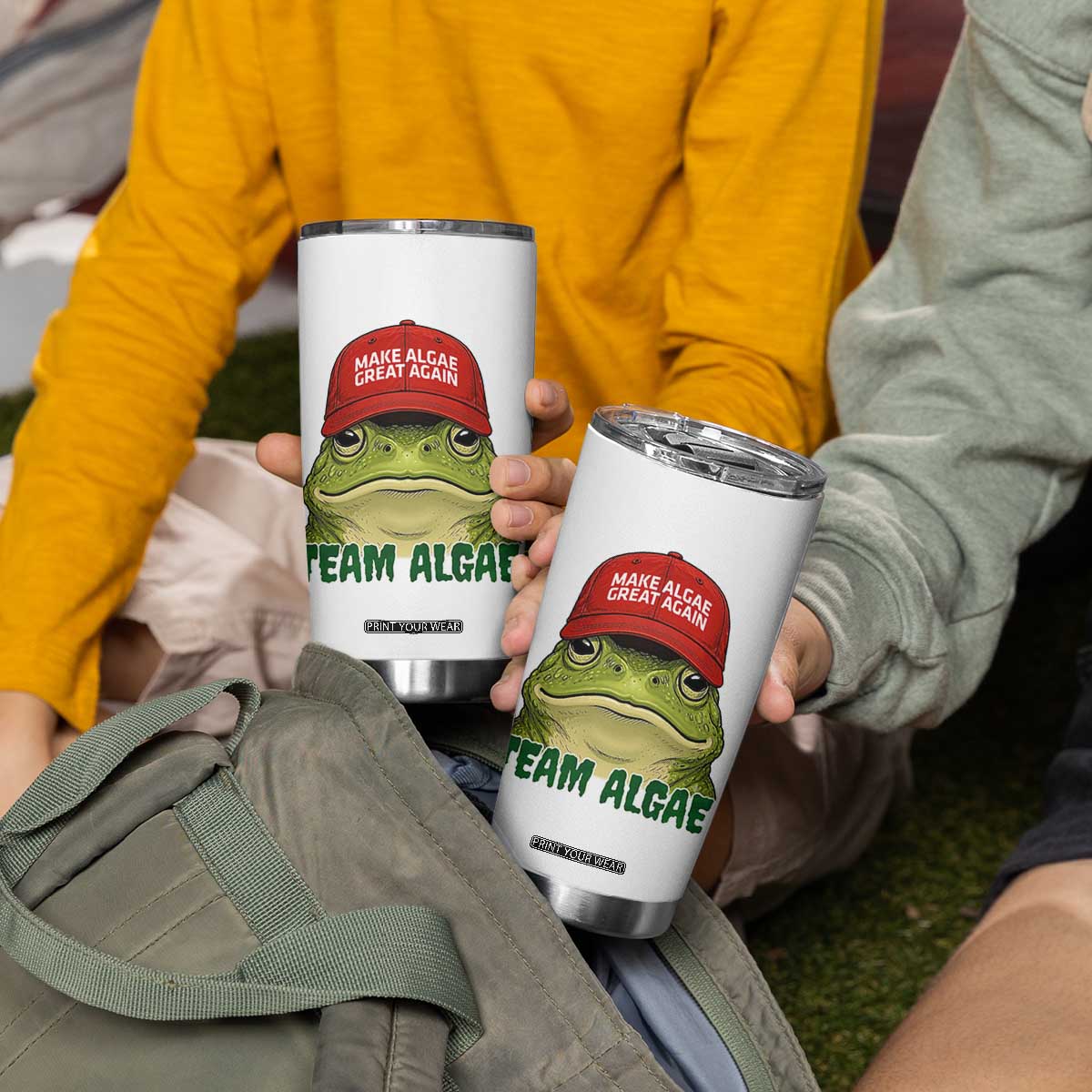 Make Algae Great Again Tumbler Cup Funny Political Satire Nature Lover Gift TS14 Print Your Wear