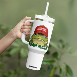 Make Algae Great Again Tumbler With Handle Funny Political Satire Nature Lover Gift TS14 Print Your Wear