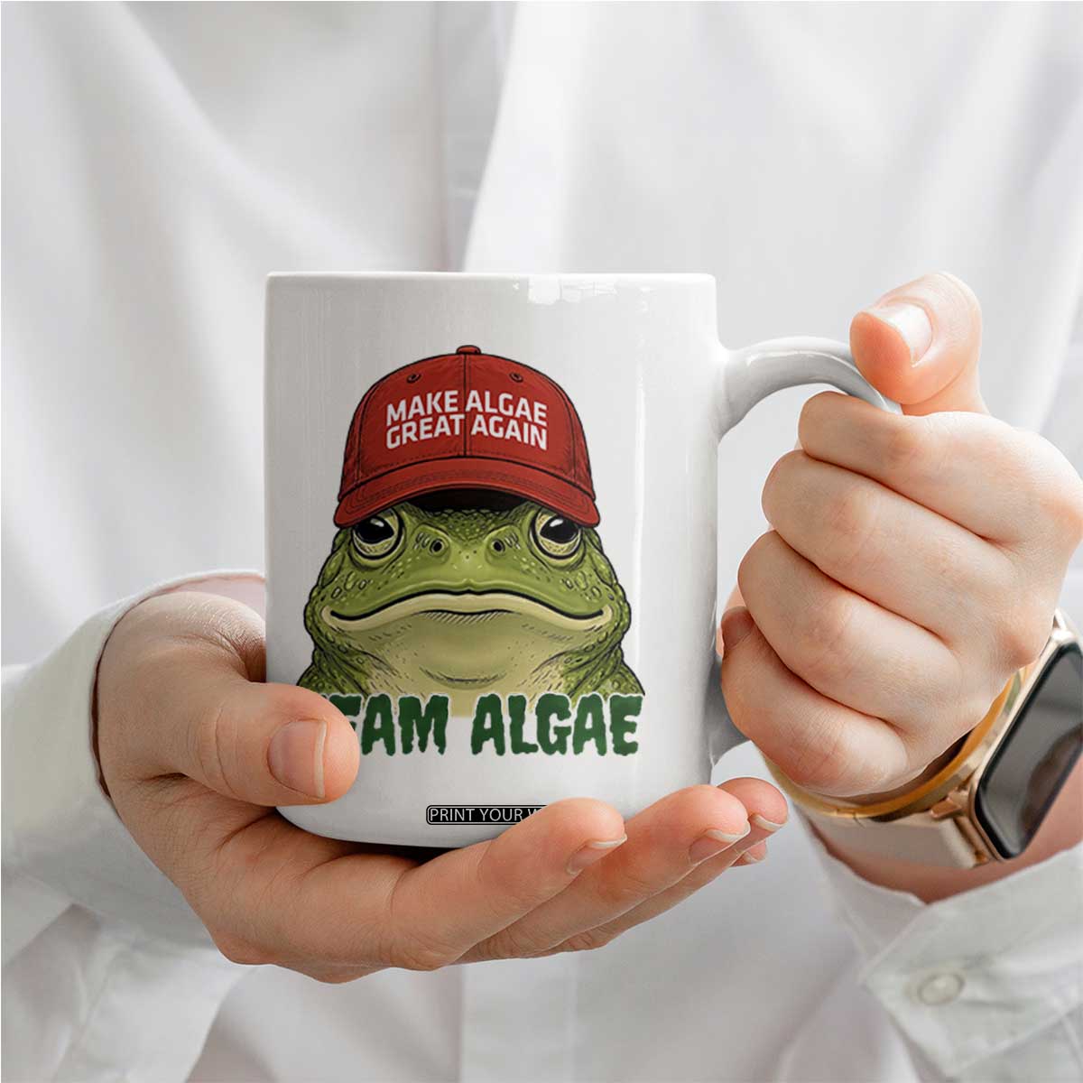 Make Algae Great Again Coffee Mug Funny Political Satire Nature Lover Gift TS14 Print Your Wear