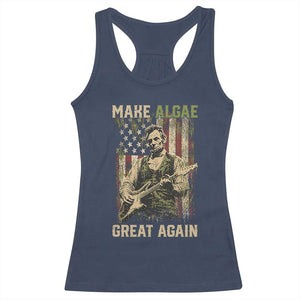 Make Algae Great Again Racerback Tank Top Funny Lincoln Political Satire Humor TS14 Navy Print Your Wear