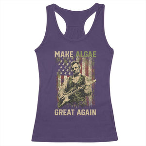 Make Algae Great Again Racerback Tank Top Funny Lincoln Political Satire Humor TS14 Purple Print Your Wear