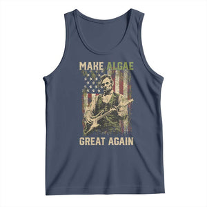 Make Algae Great Again Tank Top Funny Lincoln Political Satire Humor TS14 Navy Print Your Wear