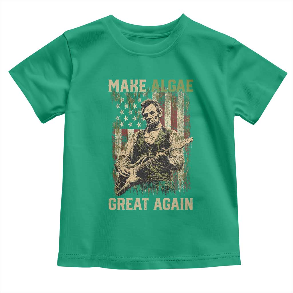 Make Algae Great Again Toddler T Shirt Funny Lincoln Political Satire Humor TS14 Irish Green Print Your Wear