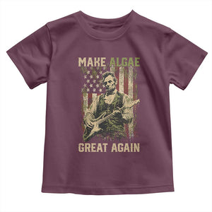 Make Algae Great Again Toddler T Shirt Funny Lincoln Political Satire Humor TS14 Maroon Print Your Wear