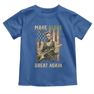 Make Algae Great Again Toddler T Shirt Funny Lincoln Political Satire Humor TS14 Royal Blue Print Your Wear