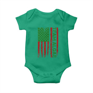 Team Algae Baby Onesie Funny Make Algae Great Again American Flag Political Meme TS14 Irish Green Print Your Wear
