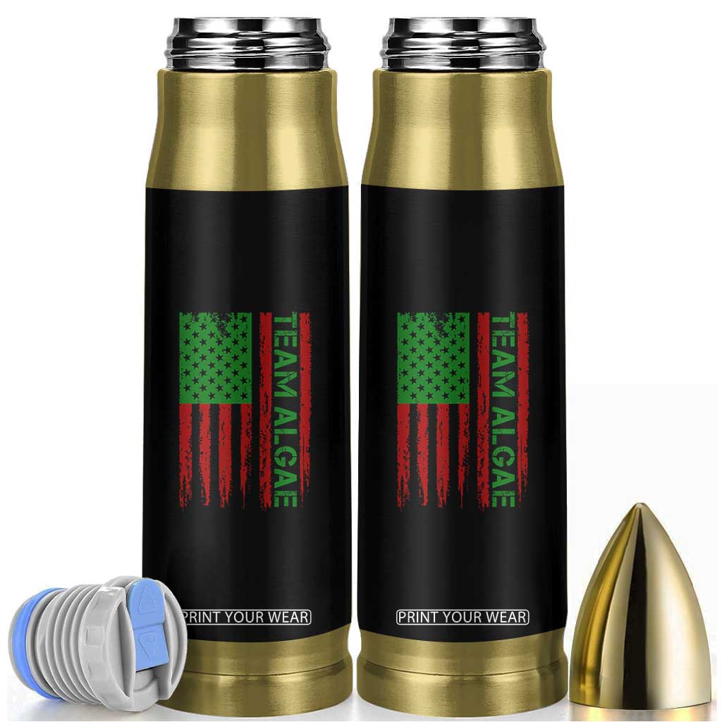 Team Algae Bullet Tumbler Funny Make Algae Great Again American Flag Political Meme TS14 Black Print Your Wear