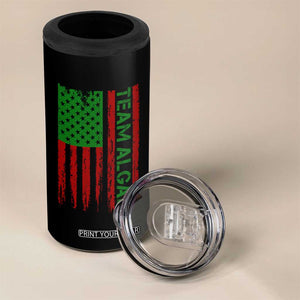 Team Algae 4 in 1 Can Cooler Tumbler Funny Make Algae Great Again American Flag Political Meme TS14 Print Your Wear