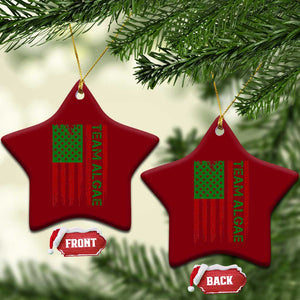 Team Algae Ceramic Ornament Funny Make Algae Great Again American Flag Political Meme TS14 Print Your Wear