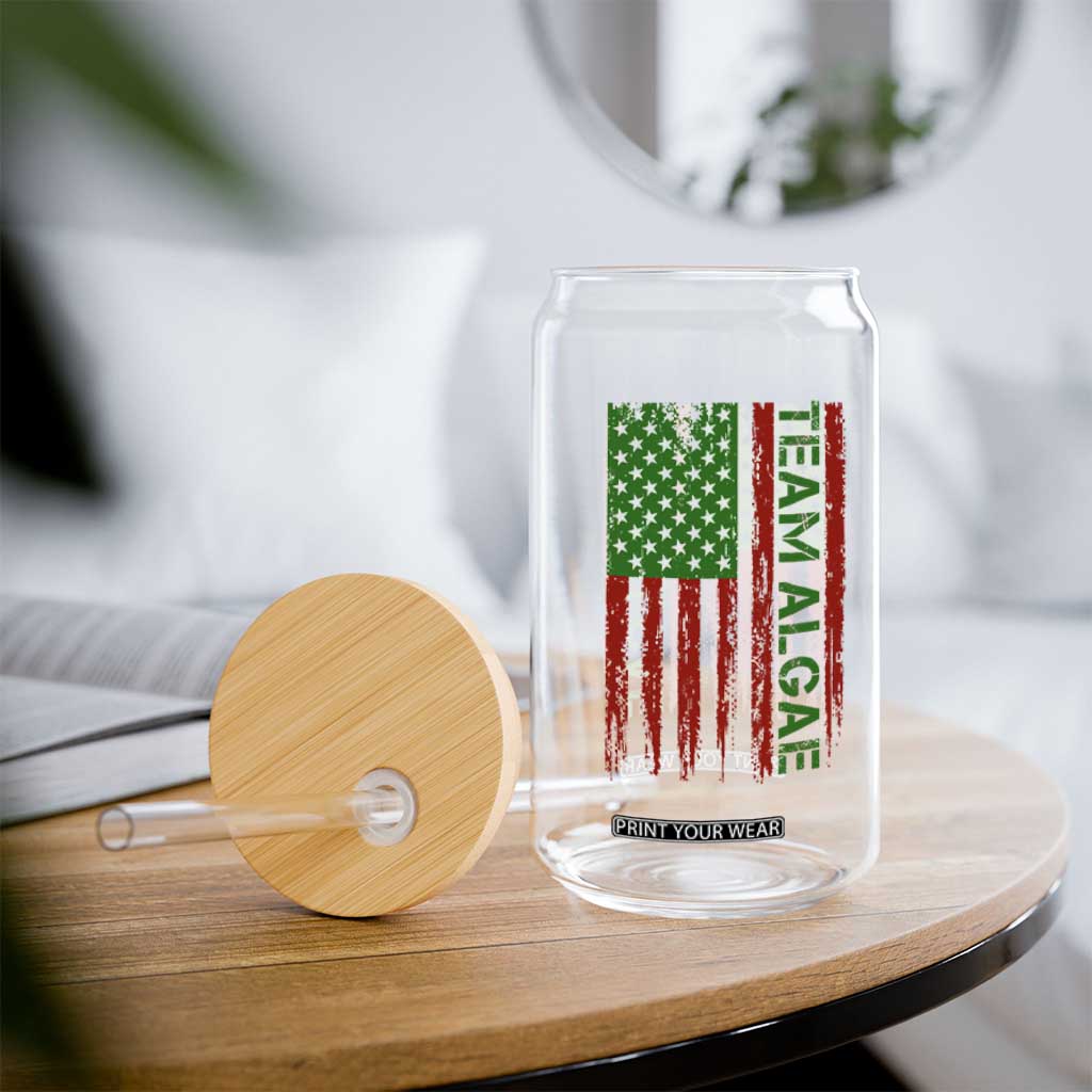 Team Algae Glass Can Funny Make Algae Great Again American Flag Political Meme TS14 Print Your Wear