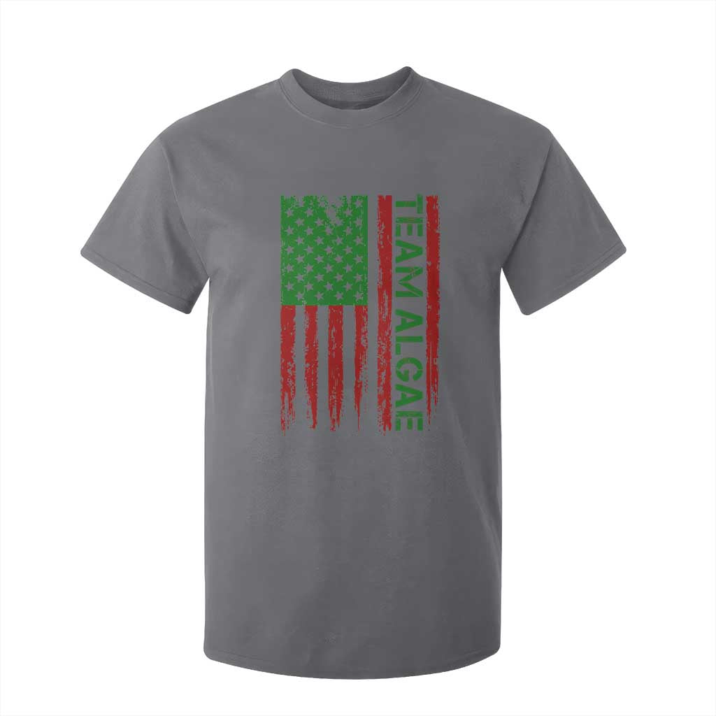 Team Algae T Shirt For Kid Funny Make Algae Great Again American Flag Political Meme TS14 Print Your Wear