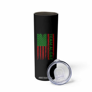 Team Algae Skinny Tumbler Funny Make Algae Great Again American Flag Political Meme TS14 Print Your Wear