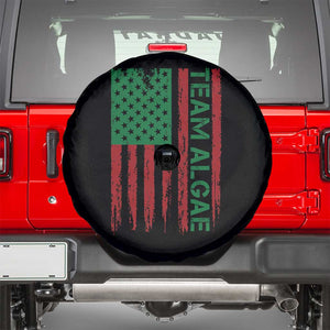 Team Algae Spare Tire Cover Funny Make Algae Great Again American Flag Political Meme TS14 Black Print Your Wear