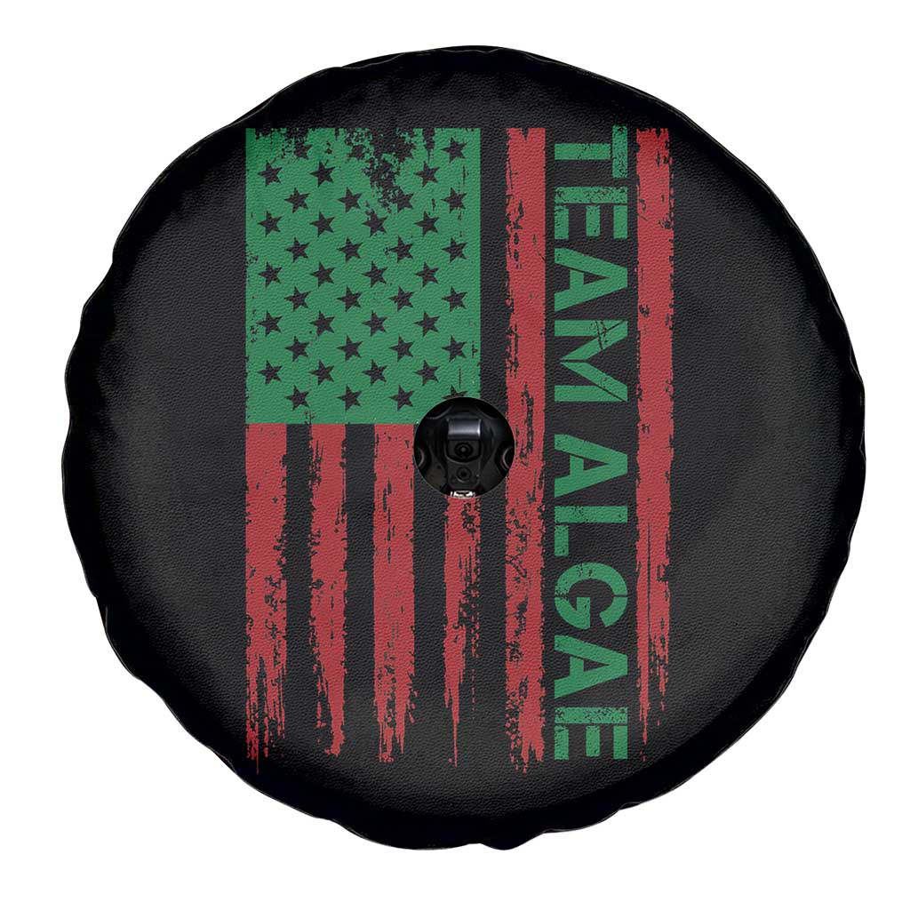 Team Algae Spare Tire Cover Funny Make Algae Great Again American Flag Political Meme TS14 Print Your Wear