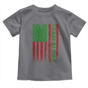 Team Algae Toddler T Shirt Funny Make Algae Great Again American Flag Political Meme TS14 Charcoal Print Your Wear