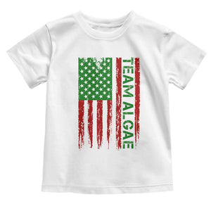 Team Algae Toddler T Shirt Funny Make Algae Great Again American Flag Political Meme TS14 White Print Your Wear