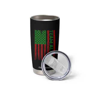 Team Algae Tumbler Cup Funny Make Algae Great Again American Flag Political Meme TS14 Print Your Wear