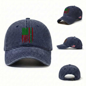 Team Algae Washed Cotton Baseball Cap Funny Make Algae Great Again American Flag Political Meme TS14 Washed Cap Universal Fit Navy Print Your Wear