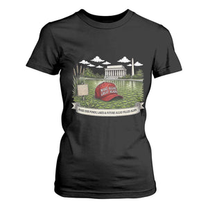 Make Algae Great Again T Shirt For Women Funny Political Satire Humor TS14 Black Print Your Wear