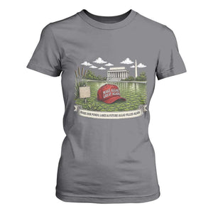 Make Algae Great Again T Shirt For Women Funny Political Satire Humor TS14 Charcoal Print Your Wear