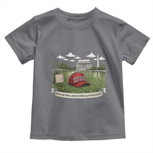Make Algae Great Again Toddler T Shirt Funny Political Satire Humor TS14 Charcoal Print Your Wear