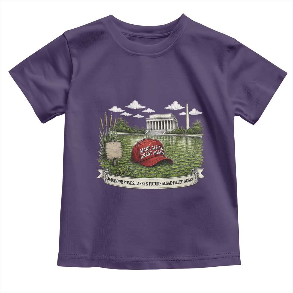 Make Algae Great Again Toddler T Shirt Funny Political Satire Humor TS14 Purple Print Your Wear