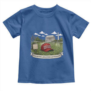 Make Algae Great Again Toddler T Shirt Funny Political Satire Humor TS14 Royal Blue Print Your Wear