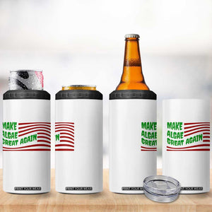 Make Algae Great Again 4 in 1 Can Cooler Tumbler Funny Political Satire American Flag Meme TS14 Print Your Wear