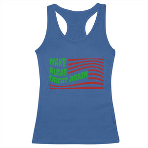 Make Algae Great Again Racerback Tank Top Funny Political Satire American Flag Meme TS14 Royal Blue Print Your Wear