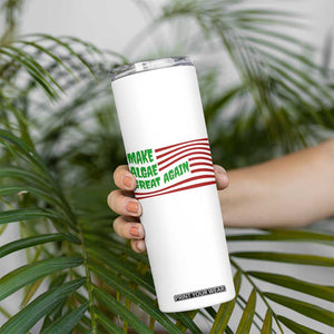 Make Algae Great Again Skinny Tumbler Funny Political Satire American Flag Meme TS14 Print Your Wear