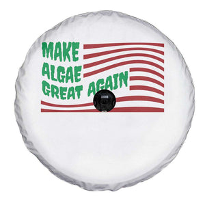 Make Algae Great Again Spare Tire Cover Funny Political Satire American Flag Meme TS14 Print Your Wear