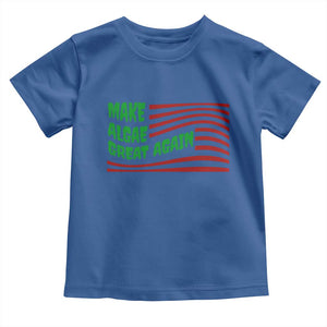 Make Algae Great Again Toddler T Shirt Funny Political Satire American Flag Meme TS14 Royal Blue Print Your Wear