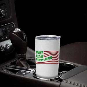 Make Algae Great Again Tumbler Cup Funny Political Satire American Flag Meme TS14 Print Your Wear