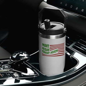 Make Algae Great Again Flip Straw Tumbler Funny Political Satire American Flag Meme TS14 Print Your Wear