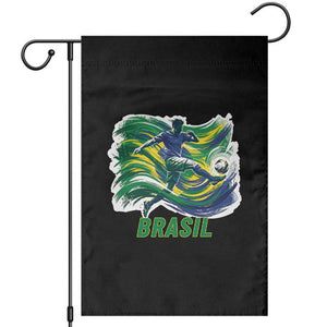Brazil Soccer Fan Garden Flag Brasil Flag Football Game Day Supporter TS14 Black Print Your Wear