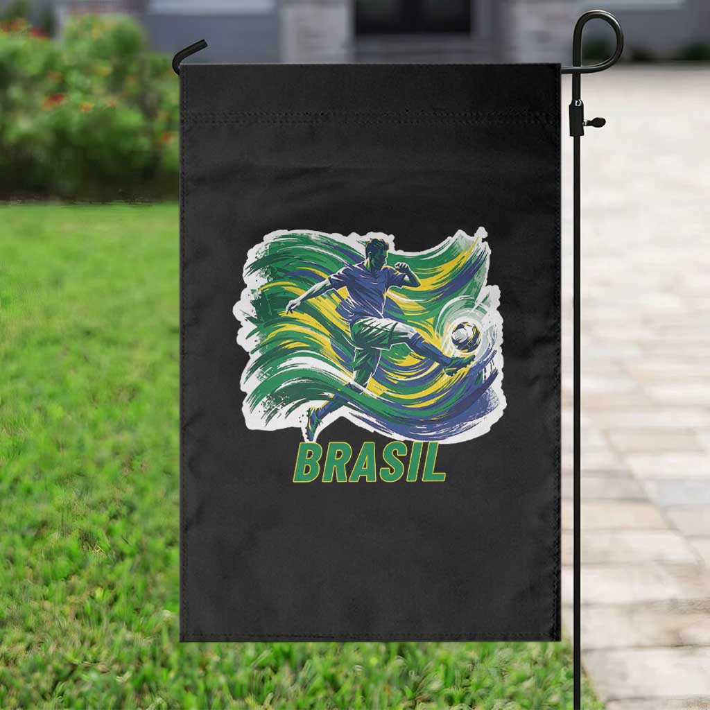 Brazil Soccer Fan Garden Flag Brasil Flag Football Game Day Supporter TS14 Print Your Wear