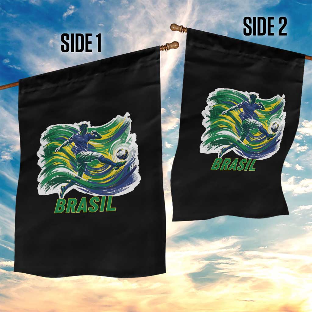 Brazil Soccer Fan Garden Flag Brasil Flag Football Game Day Supporter TS14 Print Your Wear