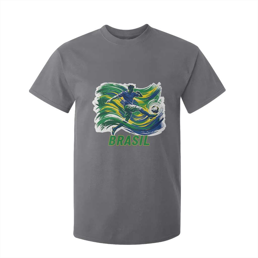 Brazil Soccer Fan T Shirt For Kid Brasil Flag Football Game Day Supporter TS14 Print Your Wear