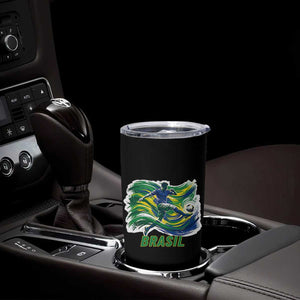 Brazil Soccer Fan Tumbler Cup Brasil Flag Football Game Day Supporter TS14 Print Your Wear