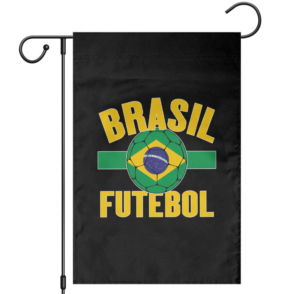 Brazil Soccer Football Fan Brasil Flag Garden Flag TS14 Black Print Your Wear